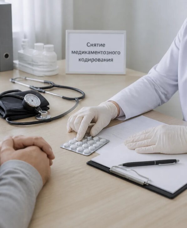 Снятие медикаментозного кодирования в Торжке от 5112 р. | Медзона